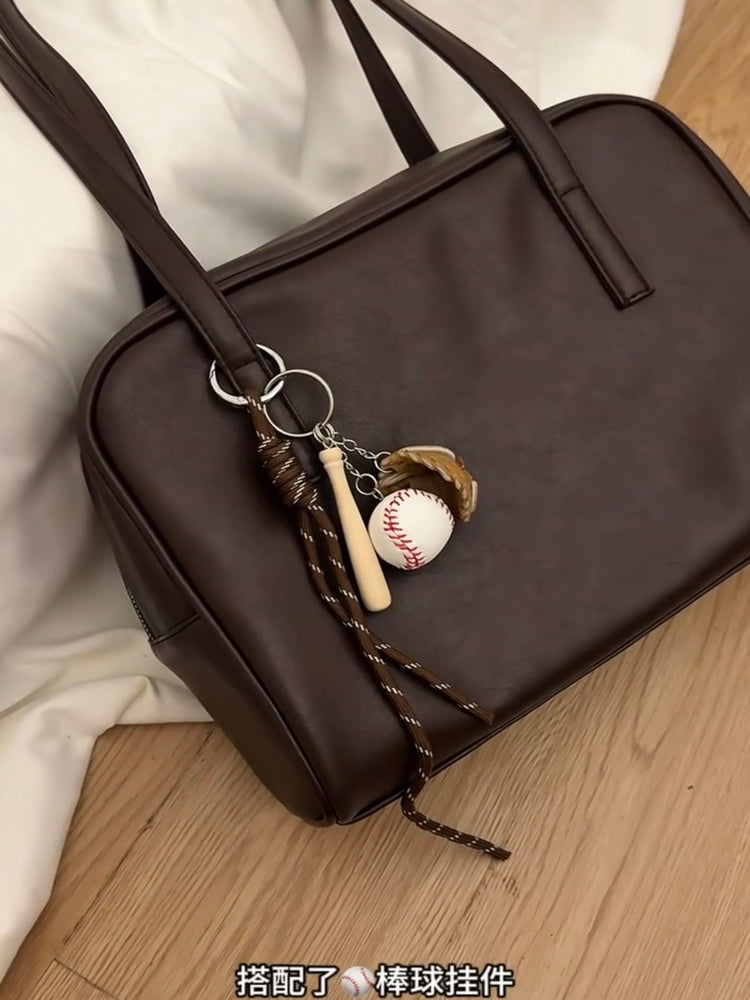 Boston çantası, qadın 2025 yeni modeli, super populyar, çoxfunksiyalı, böyük tutumlu, şəhər içi çantası, yumşaq dəri çiyin portfeli.