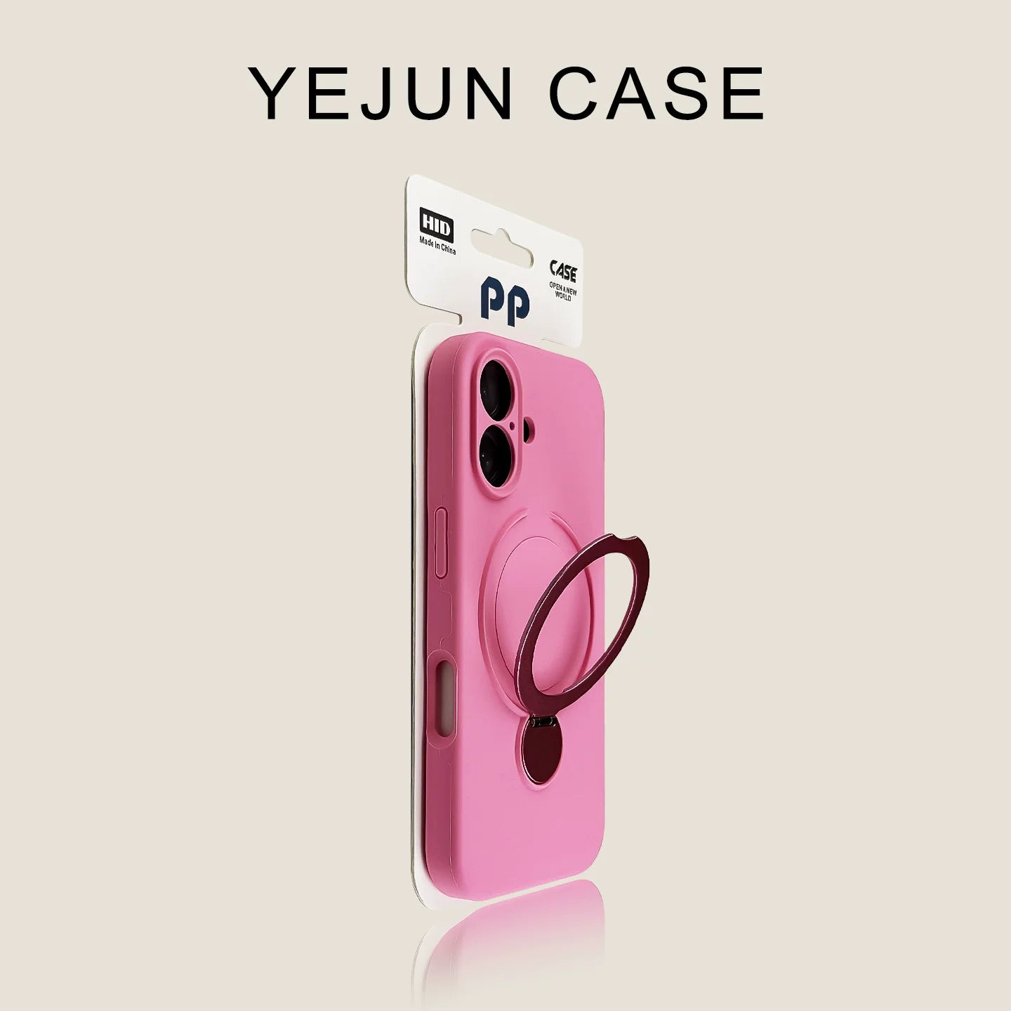 Yejun iphone16/16pro mobil telefon qutusu üçün uyğundur 17 gavalı çəhrayı maye 360 mötərizə Apple 16promax yüksək səviyyəli mənada 15pro dəri hiss edən silikon 14 qoruyucu örtük 13 moda kişilər və qadınlar 16pro