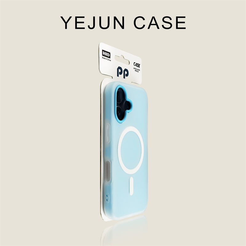 Yejun iphone16/16pro mobil telefon qutusu üçün uyğundur 17 nanə yaşıl maqnit alma 16promax jelly ikisi birdə 15pro sadə 14 dəri hissi 13 qabaqcıl yeni model 12 düşməyə qarşı 16plus