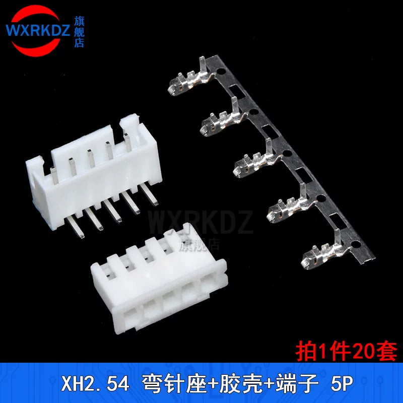 XH2.54mm birləşdirici birləşdirici kişi plastik qabıqlı fiş rozetkası düz sancaqlı əyri sancaqlı baza terminalı 2P3p4p5p-12p