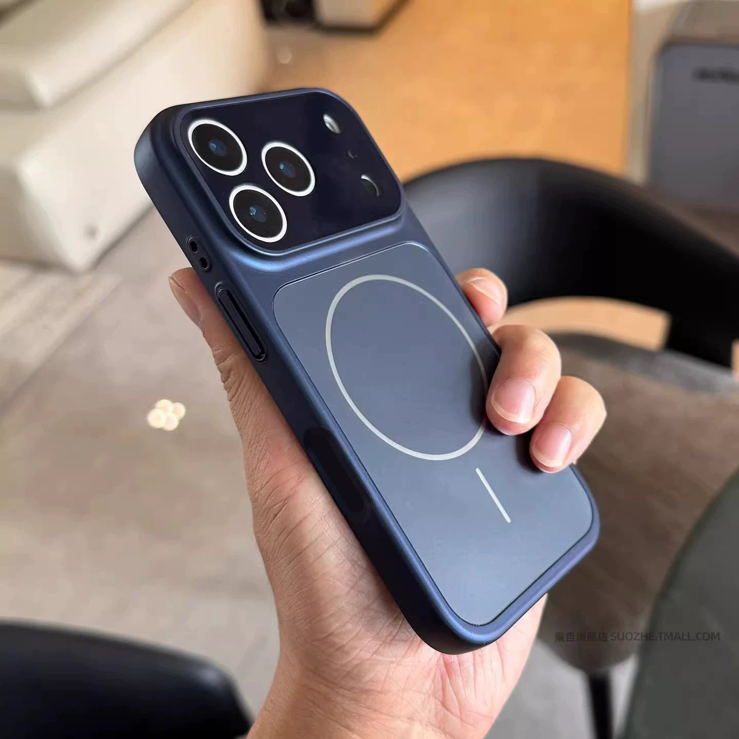 Maqnitli iPhone17promax mobil telefon qutusu üçün uyğundur 16:00 şaxtalı barmaq izinə qarşı Apple 17 dəst 15promax ultra nazik 14plus yüksək səviyyəli sensasiya 13 kişi və qadın 12 hər şey daxil linza filmi ilə düşməyə qarşı yay