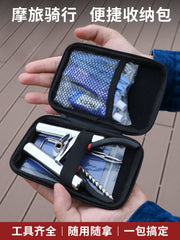 Motosiklet şin təmiri dəsti, portativ borusuz şin təmiri aləti, motosiklet gəzintisi üçün sürətli vulkanizasiya şin təmiri dəsti