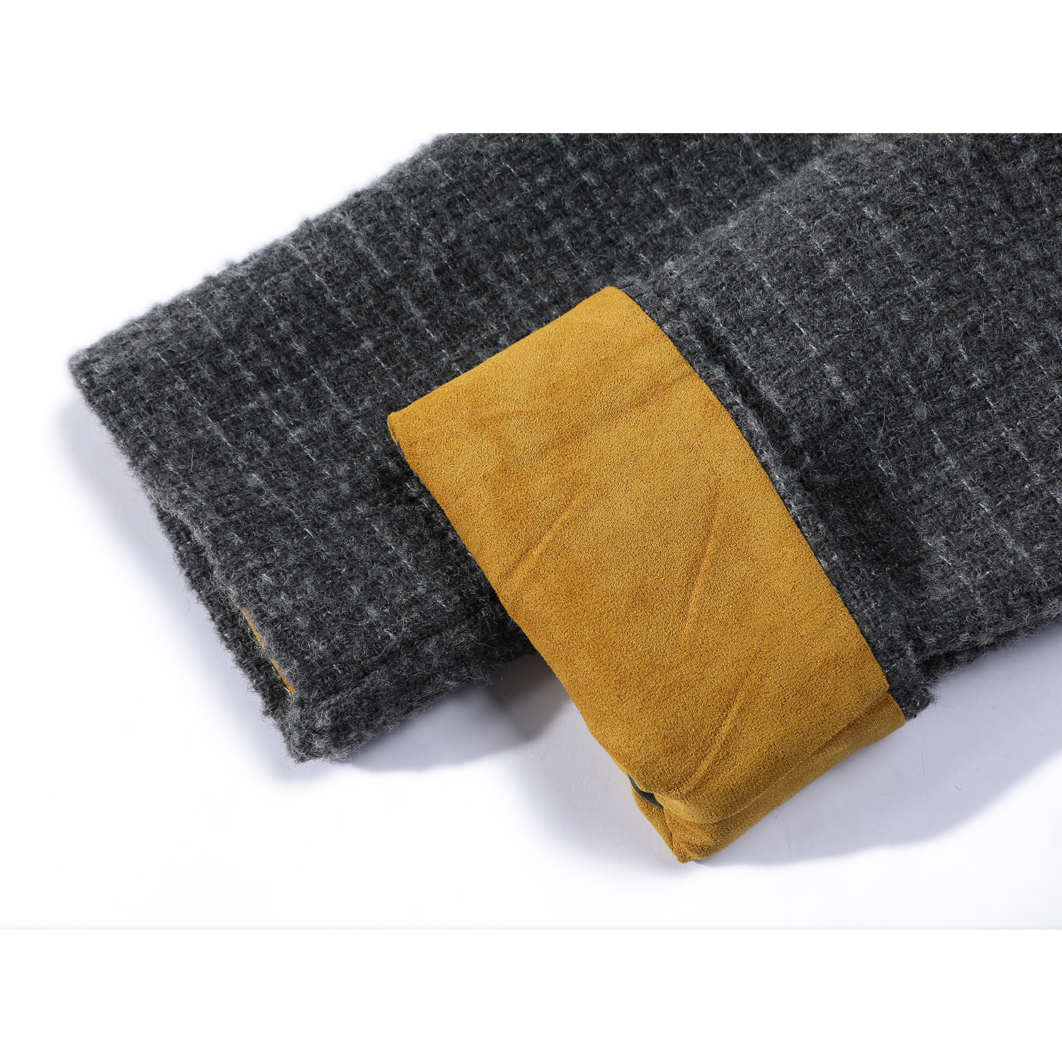 Chola Lisa-nın dizayndan ilhamlanmış rəngarəng retro qısa gödəkçəsi, payız və qış üçün çox yönlü və gündəlik Koreya üslubunda yun top.