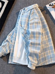 Chanel-dən ilhamlanmış, yaz və payız üçün mükəmməl olan, kişilər üçün qısa, geniş, gündəlik, çox yönlü yun palto. Həmçinin dəbli, yüksək səviyyəli dama-dama köynək daxildir.