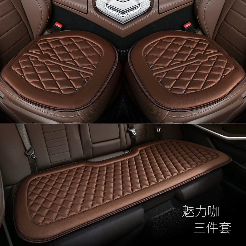 2025 New Summer Car Seat Cushions, Car Interior Seat Covers, Hip Cushions, One-Piece Back Seat Cushions, Suitable for All Seasons