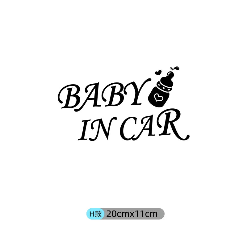 Avtomobildəki körpə stikerləri, avtomobildəki körpələr və uşaqlar üçün xəbərdarlıq stikerləri.