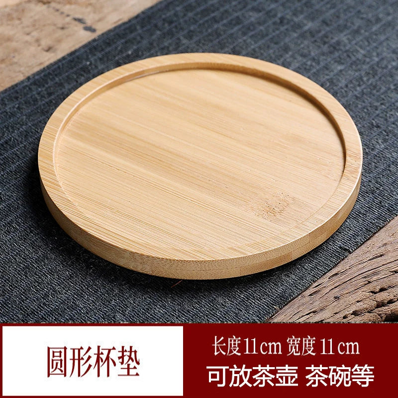 Bambuk ağacından hazırlanmış çay qabı quru qabarcıqlı masa məişət Yapon əl istehsalı bərk ağacdan drenaj qabığı sadə Kung Fu çay dəsti nəlbəki dəniz qabı kiçik