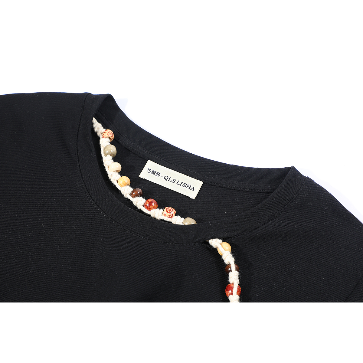 Chalisa Qadınlar üçün Dəbli Arıqladıcı Dəyirmi Yaxalı Qısa Qollu Futbolka, Yeni Yay Stili, Unikal Dizayn, Super Görünüş Tək Geyinmək Üçün Əla