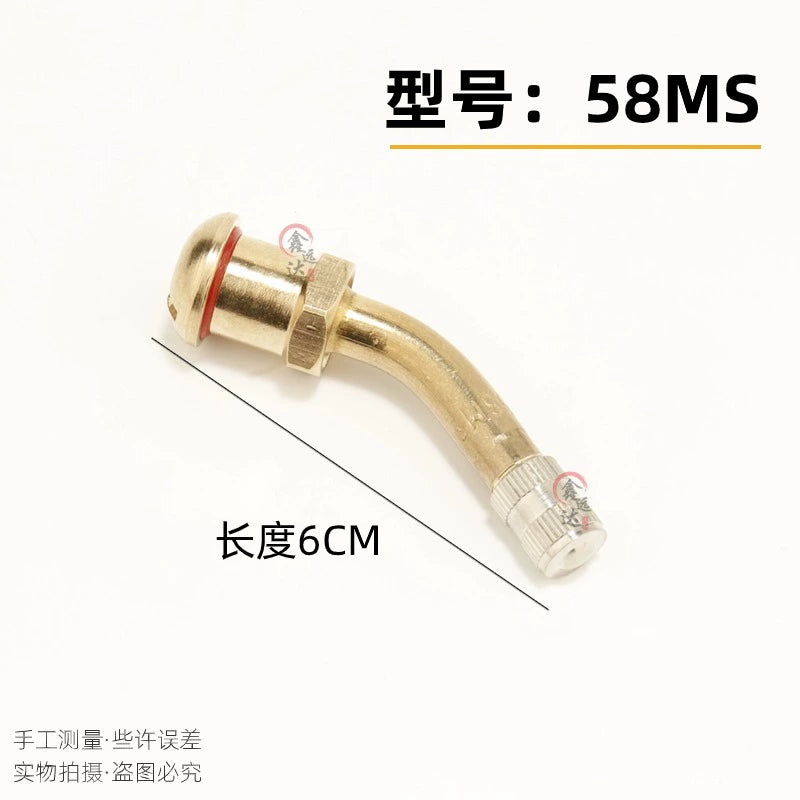 Təmiz mis avtobus təkəri vakuum təkər klapan avtobus yük maşını alüminium ərintisi profili şişmə burun