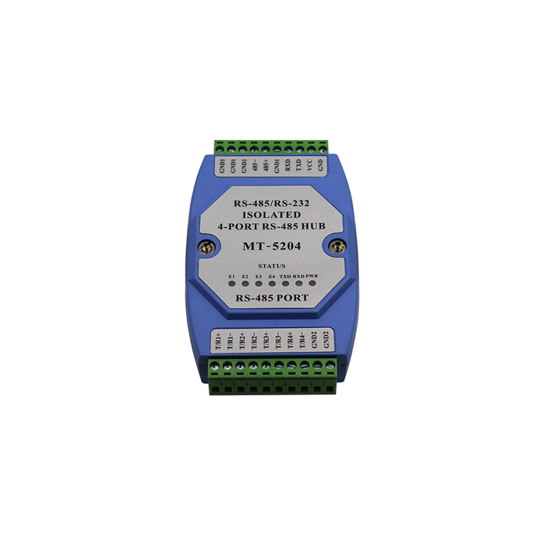 Milant 4 portlu RS485 hub fotoelektrik izolyasiya/sənaye dərəcəli ildırımdan mühafizə seriya portu 485 distribyutor splitter