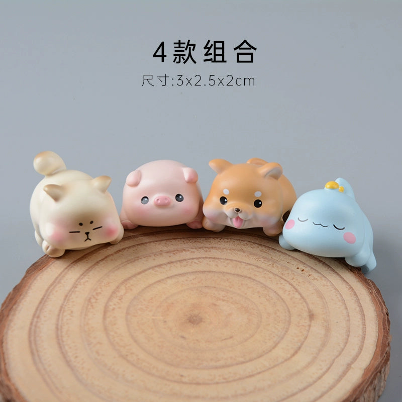 Avtomobil Sevimli Dekorasiya Donuz Avtomobil Maşın Ekranı Kompüter Ekranı Dekorasiya Avtomobil Cure Cat Shiba Inu Mərkəzi Nəzarət