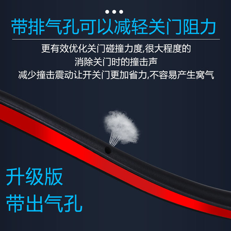 Special car sealing strips for Volkswagen New Santana, door soundproofing, full car dust and waterproof rubber strips, modernization.