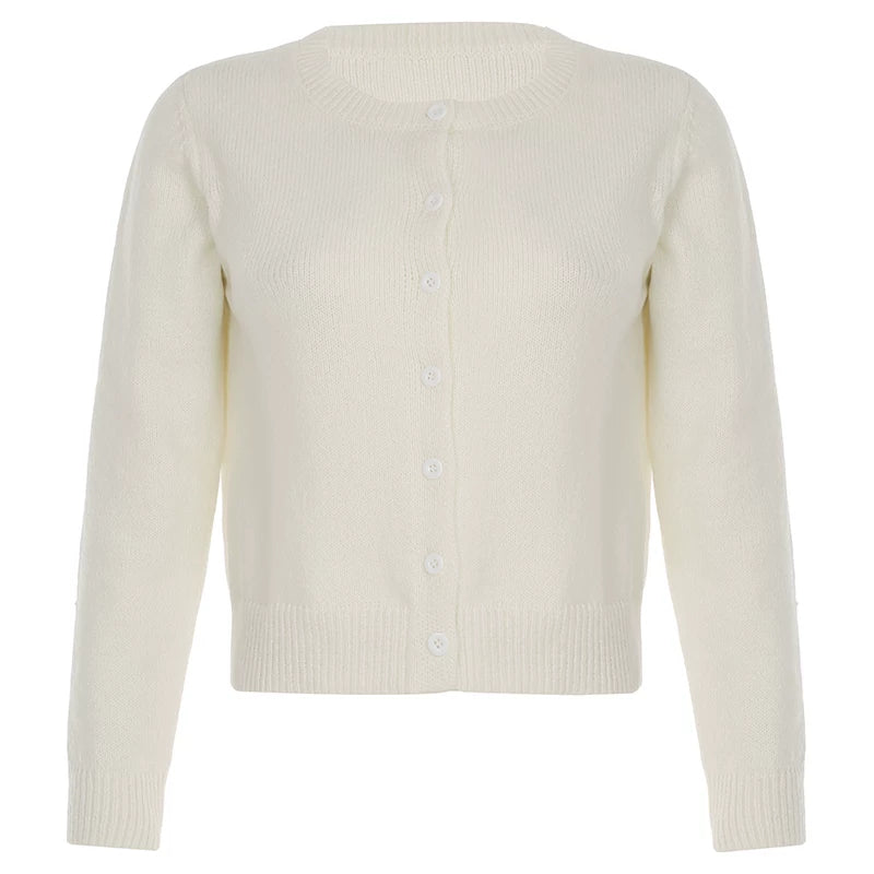 DARLINGAGA Qadınlar üçün Amerika Gündəlik Bütöv Rəngli Düyməli Yaxalı Kardiqan Sviter, Gündəlik Çoxfunksiyalı Boş Formalı Arıqladıcı Üst Geyim