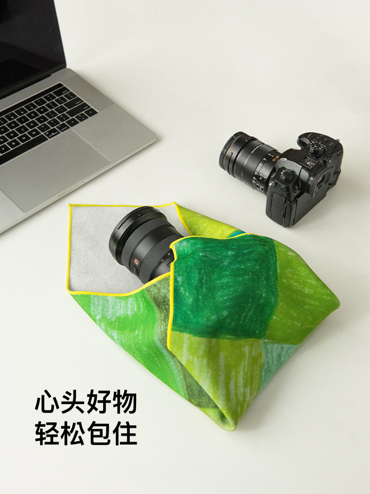 İsti yosunlu orijinal çoxfunksiyalı yüz yamaq parça SLR kamera bükmə parça lens qoruyucu örtüyü Sony Canon Canon drone P şəxs kosmetika saxlama çantası iPad planşet sehrli öz-yapışan parça
