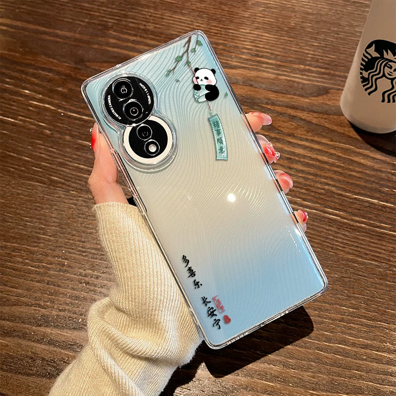 Honor 90/80 üçün uyğundur mobil telefon qutusu 70 əyri ekran 600 şəffaf 500 düz ekran versiyası GT yumşaq qabıq 400PRO dəsti 100 qabaqcıl ultra milli üslub 200 qadın yeni 300 kişi se cüt şərəf