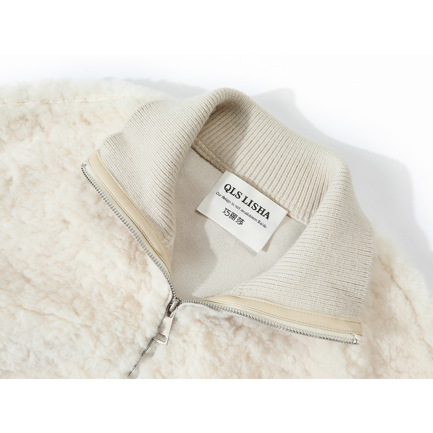 Cholisa Qadın Quzu Yunlu Qırxılmış Palto, 2025 Yeni Model, Qalınlaşdırılmış, Chaneldən ilhamlanmış, Payız və Qış üçün Super Gözəl Palto