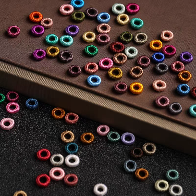 4mm tikişsiz rulon əjdaha düyünü Çin düyünü digər DIY zərgərlik aksesuarları əl boyunbağı rulon çəkmə üzük daxili diametrli qızıl və gümüş