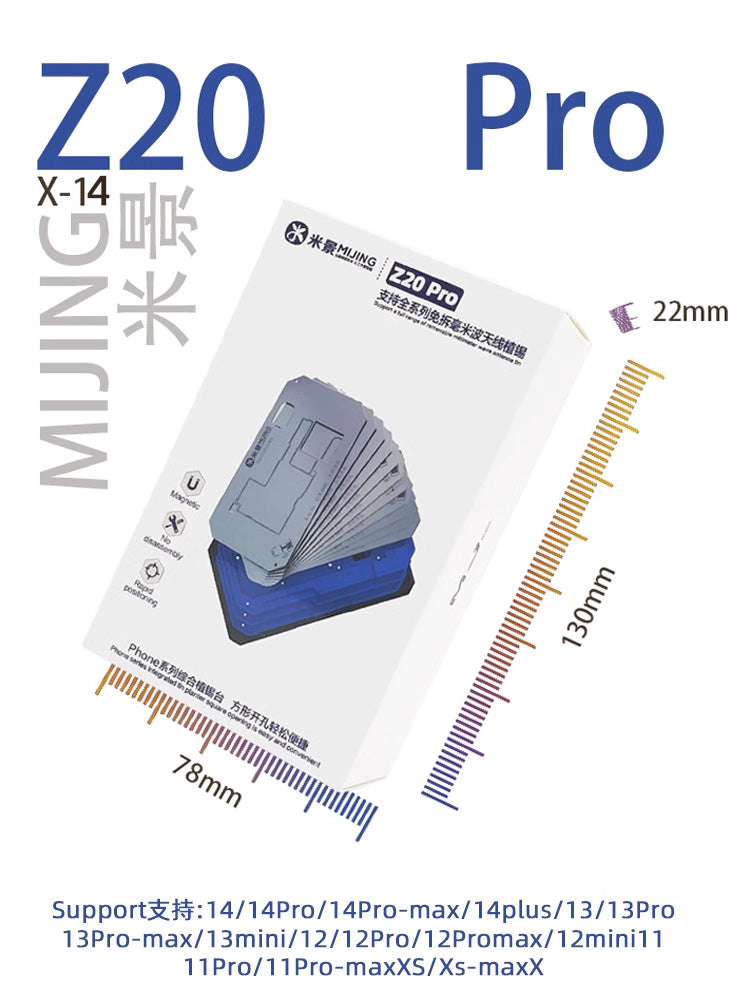 Mijing Z20pro orta təbəqə qalay əkin platforması 17 16 15 14promax mini pulsuz naqilli anakart qalay əkin şəbəkəsi