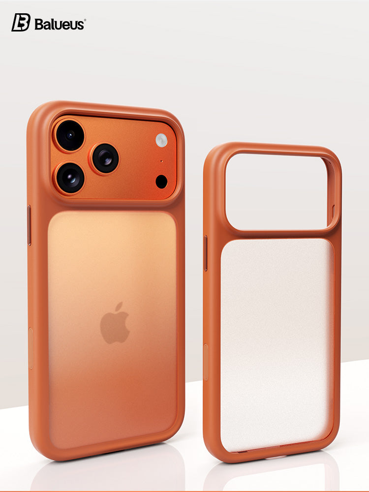 Balueus Apple 17ProMax cib telefonu korpusu üçün uyğundur iPhone17Pro yüksək səviyyəli qoruyucu örtük silikon şaxtalı hər şey daxil olmaqla düşmə əleyhinə Hava kamera düyməsi yüksək səviyyəli 17pm qabıq 2025 yeni stil