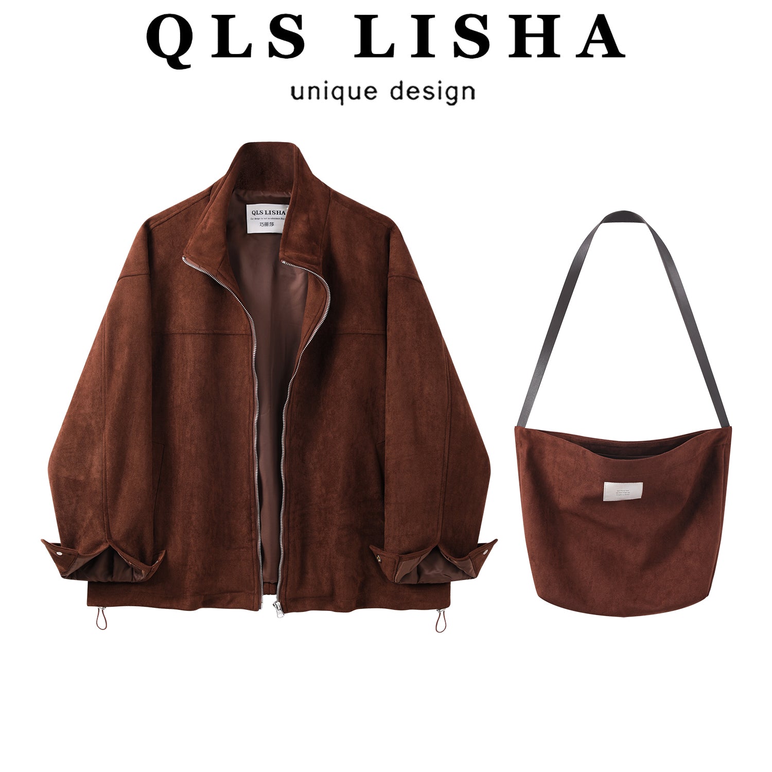 Cholisa-nın payız və qış üçün tamamilə möhtəşəm və şık retro dizaynlı zamşa gödəkçəsi.