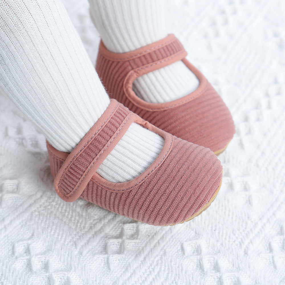 Bahar Payız Uşaq Ayaqqabıları Solid Rəng Baby Girls Prewalker An