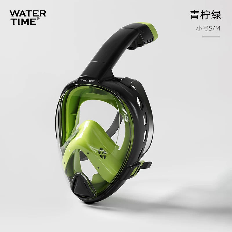 WaterTime snorkeling maskası, Sambo sualtı pulsuz dalğıc respiratoru ilə təchiz olunmuş reçeteli dalğıc maskası ilə miyopiya