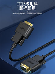 Üstün RS232 serial port kabel uzantısı db9 qadın-qadın/kişi-qadın/kişi-kişi COM port məlumat kabeli əlaqə kabeli 9-pin deşik
