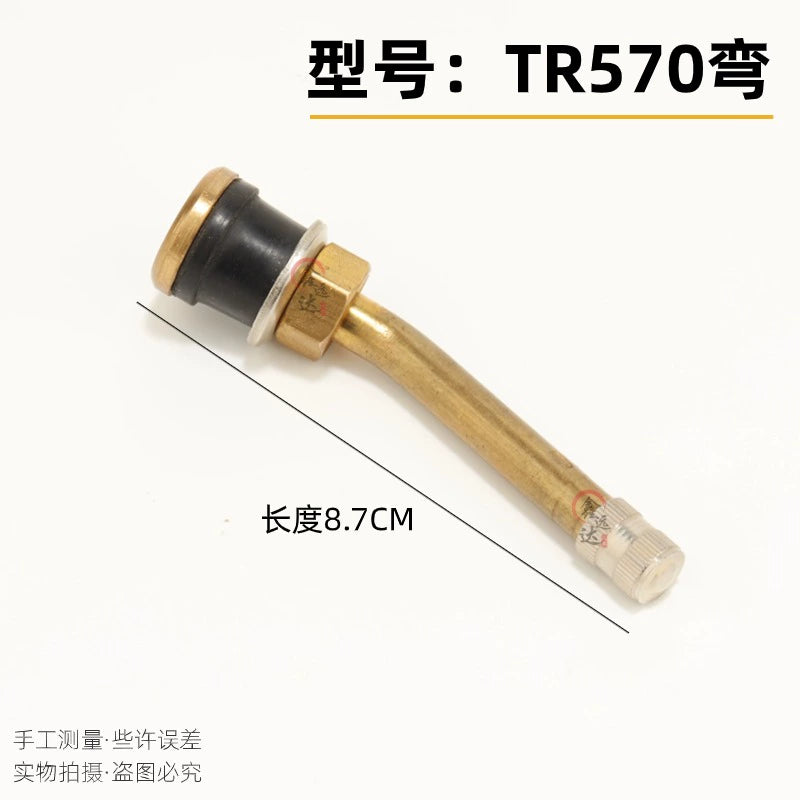 Təmiz mis avtobus təkəri vakuum təkər klapan avtobus yük maşını alüminium ərintisi profili şişmə burun