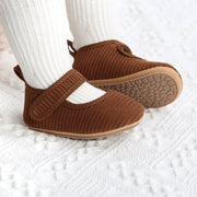 Bahar Payız Uşaq Ayaqqabıları Solid Rəng Baby Girls Prewalker An