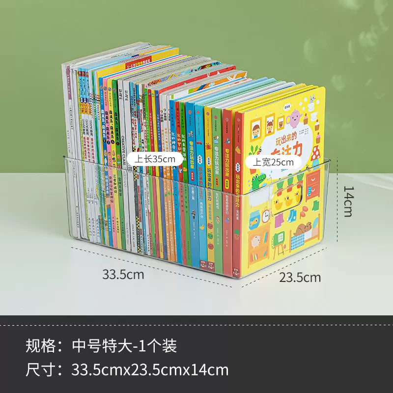 Uşaq kitab rəfi şəkilli kitab saxlama qutusu kitab kitab təşkilatı artefakt şəffaf Oksford ağacı kitab masa üstü kitab şkafı saxlama rafı