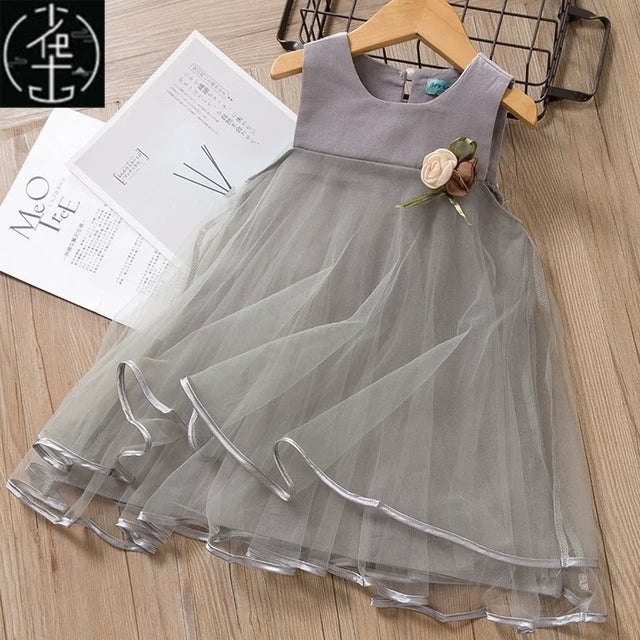 Körpə Qızlar üçün Ad Günü Tutu Donu Uşaqlar üçün Yay Geyimləri