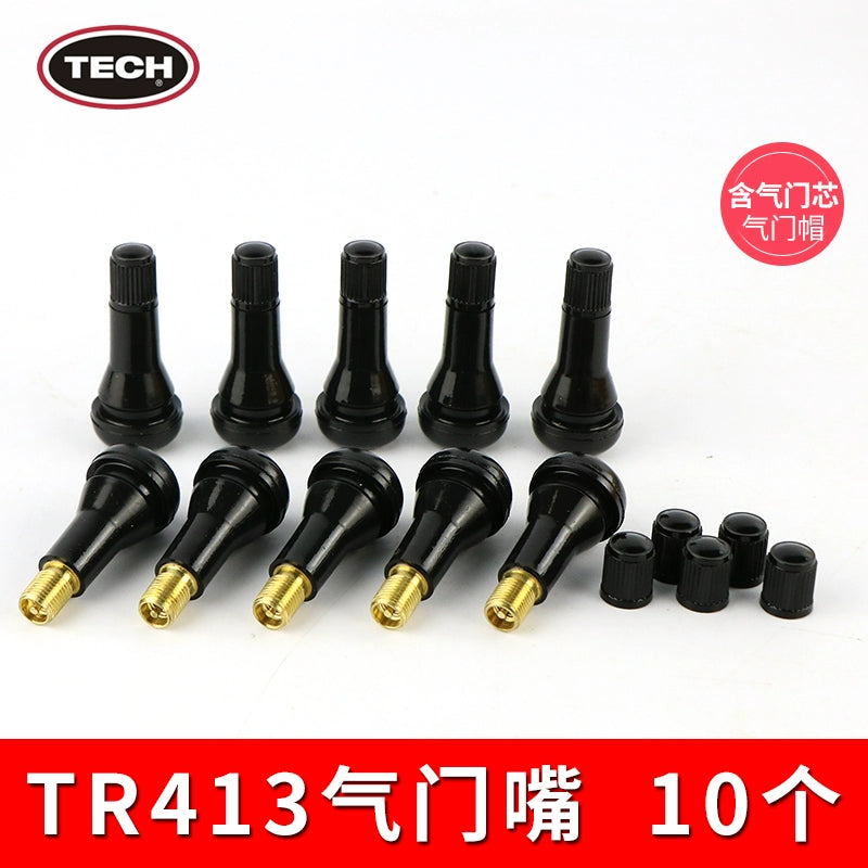 Orijinal mallar Tek rezin klapan Avtomobil təkəri Vakuum təkəri Şişmə klapan Əsas hava ucluğu TR413 414
