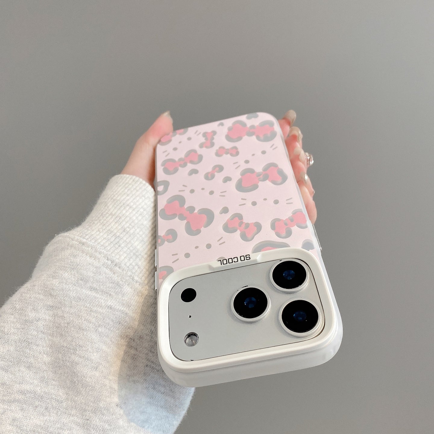 iphone17 üçün uyğun yüksək səviyyəli hiss, qadın Apple 16ProMax cizgi filmi 15Pro cute 14 pişik 13 bəbir çapı 12 yay 11 silikon Hava yumşaq qabıq sadə ins trend