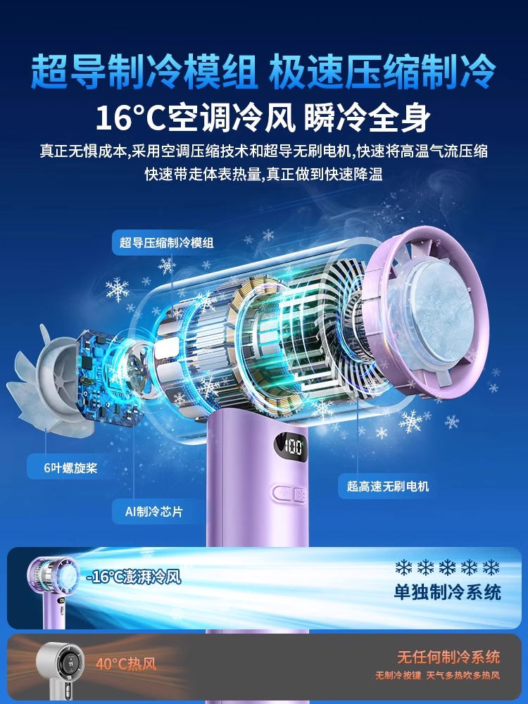 Əl kiçik fan 2025 yeni usb mini elektrik fan yay açıq hava soyutma və soyutma artefakt