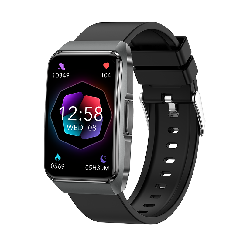 Ağıllı qan şəkəri saatı Bluetooth zəng qan təzyiqi bilərzik qan lipidləri sidik turşusu qan oksigen ürək dərəcəsi EKQ yuxu monitorinqi addım sayma