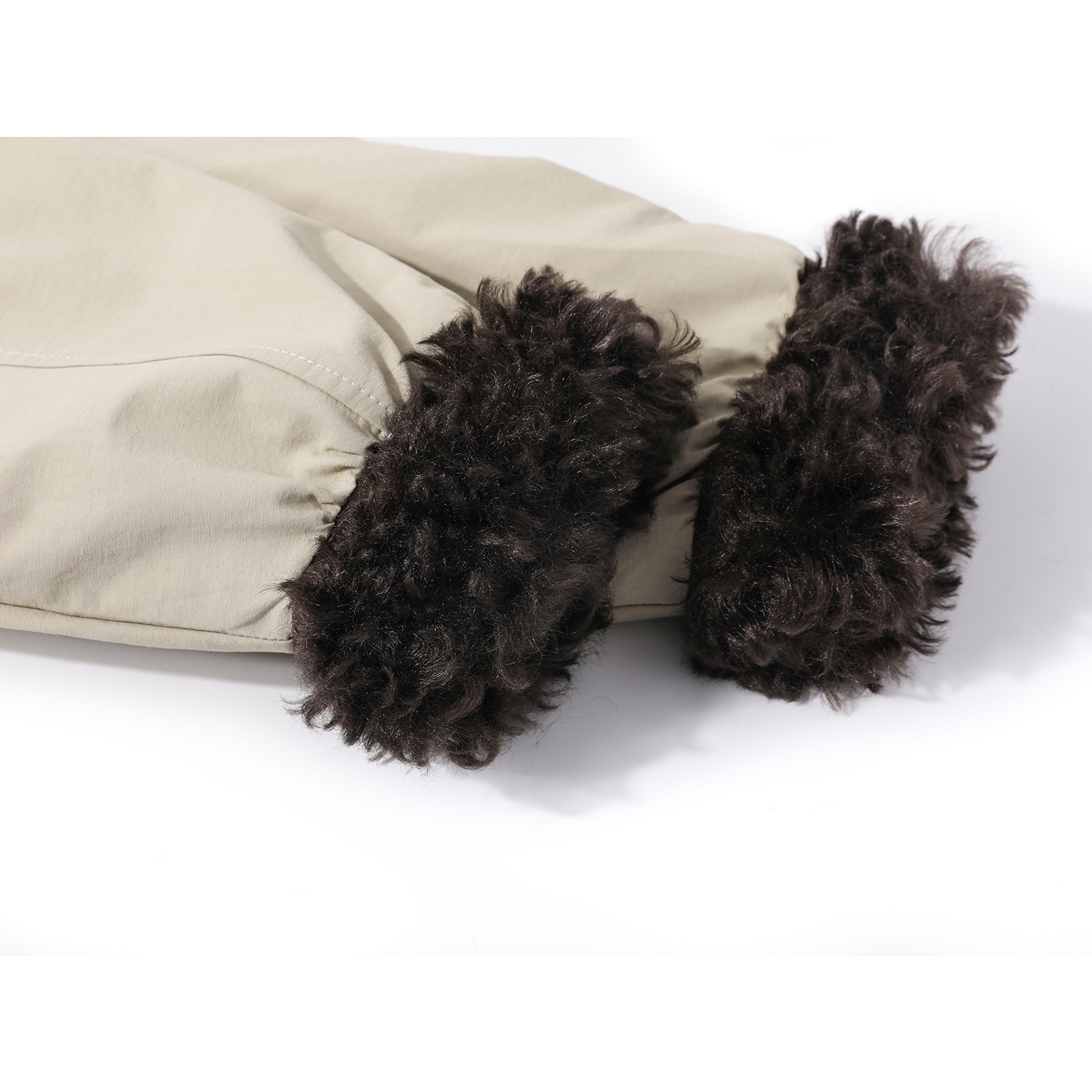 Cholisa Quzu Yunlu Yaxalıqlı Parka Palto, 2025 Yeni Qadın Qış Modeli, Bu İlin Populyar və Dəbli Aşağı Gödəkçə