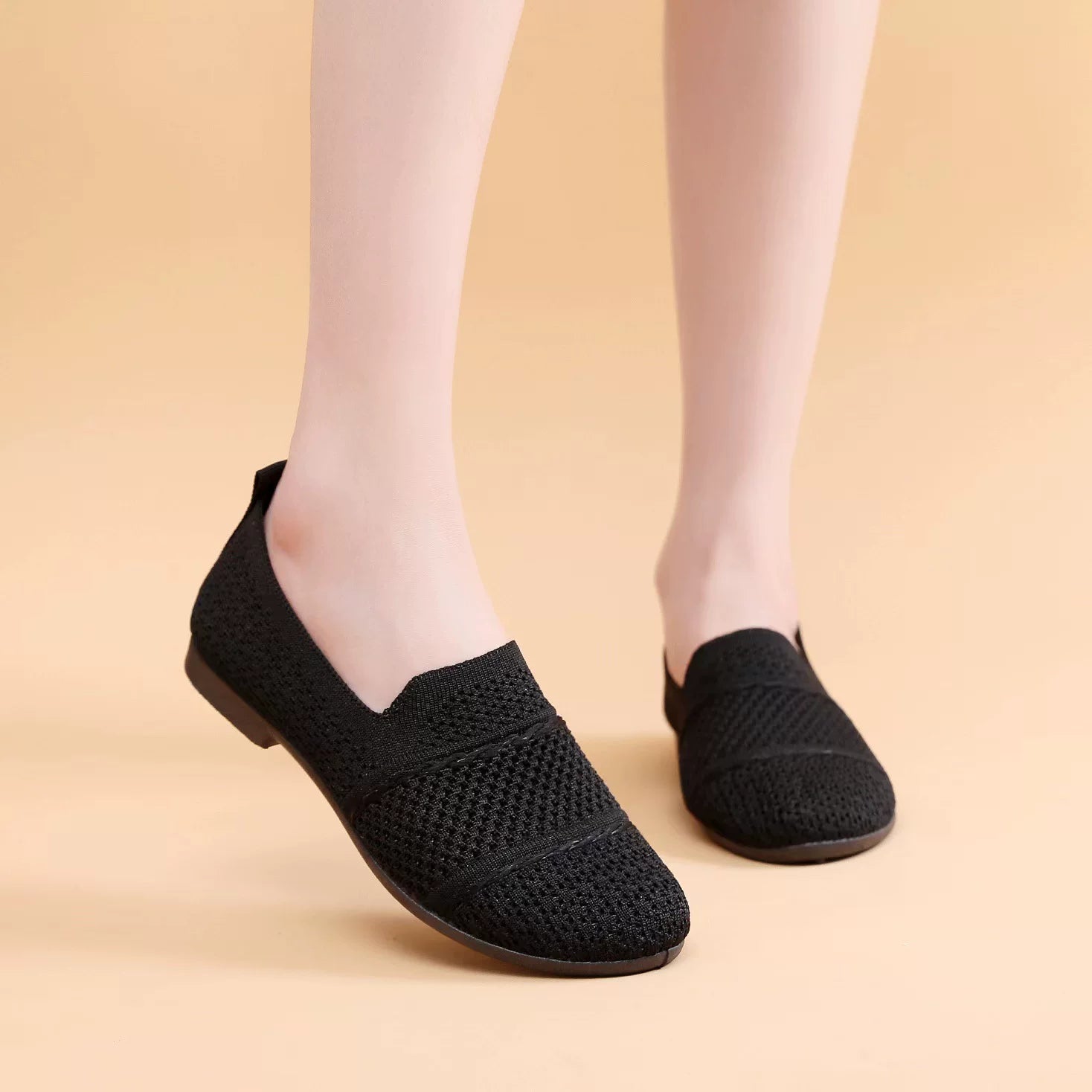 Qadın Parça Ayaqqabı Moda Gündəlik Qadın Ayaqqabıları Flying Wove