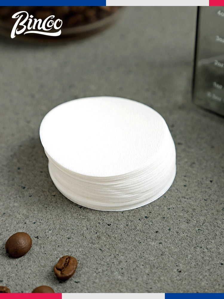 Bincoo espresso maşınının tutacağı toz qabı xüsusi dəyirmi filtr kağızı Moka qazan filtr kağızı 51/53/58/60mm