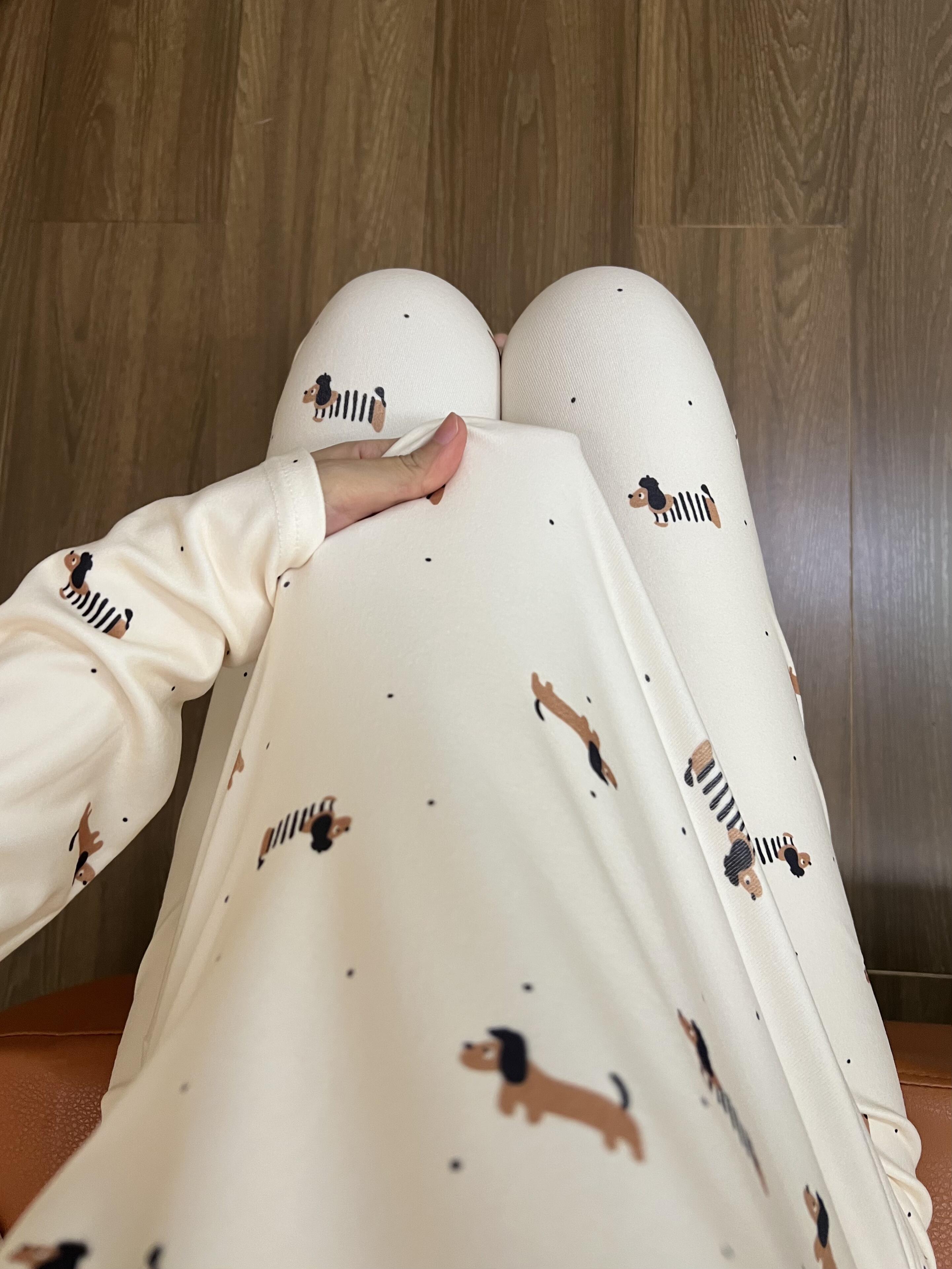 Qadın Daksa Köpəyi Termal Alt Geyimi Dəsti, Qalın Yun Astarlı, 2025 Yeni Qış İsti və Uyğun