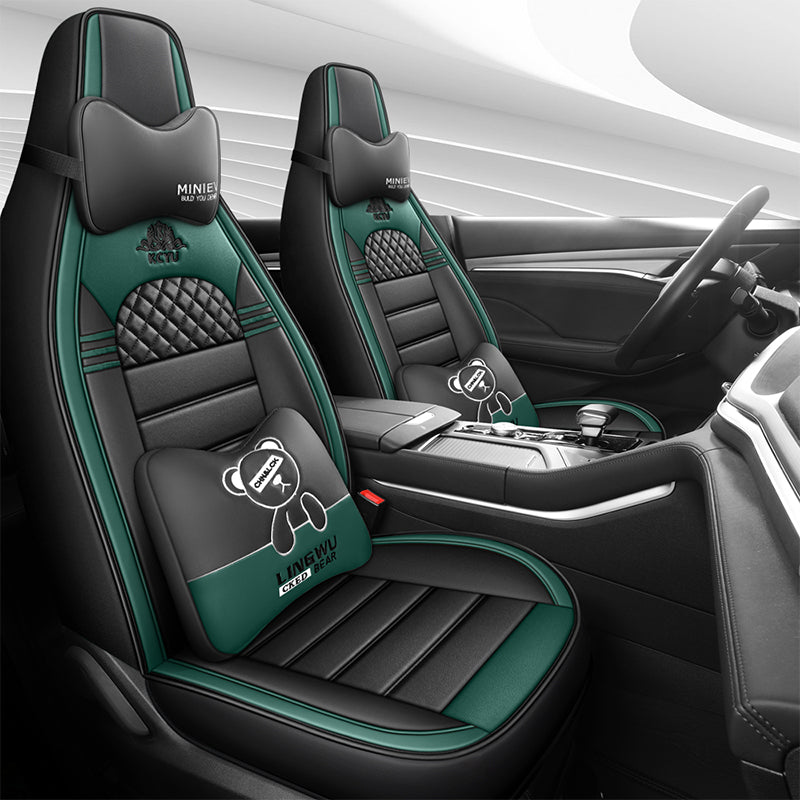 Suzuki Alto Dynamic Edition Lüks Cizgi Filmi Avtomobil Oturacaqları Üzlükləri, Bütün Mövsümlər üçün Universal Tam Örtüklü Oturacaq Yastıqları, Xüsusi Oturacaq Yastıqları