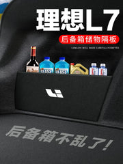 Ideal L7 luggage compartment, car accessories, decoration, modification, special rear door compartment, storage box, storage box