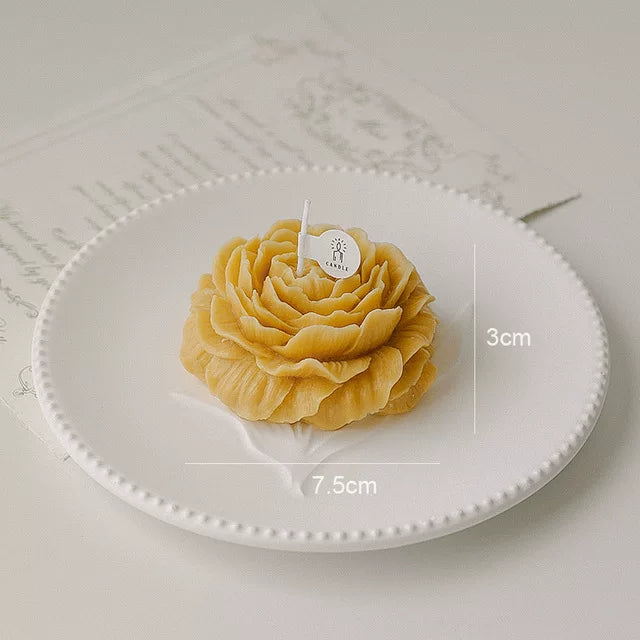 Peony Flower Scented Candles Home Decoration Wedding