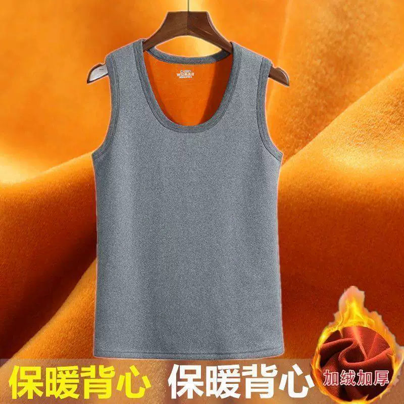 Kişilər üçün qış isti jileti, istilik verən, yun astarlı, qalınlaşdırılmış, kişi iç qatlı jilet, payız və qış üçün kişi jileti