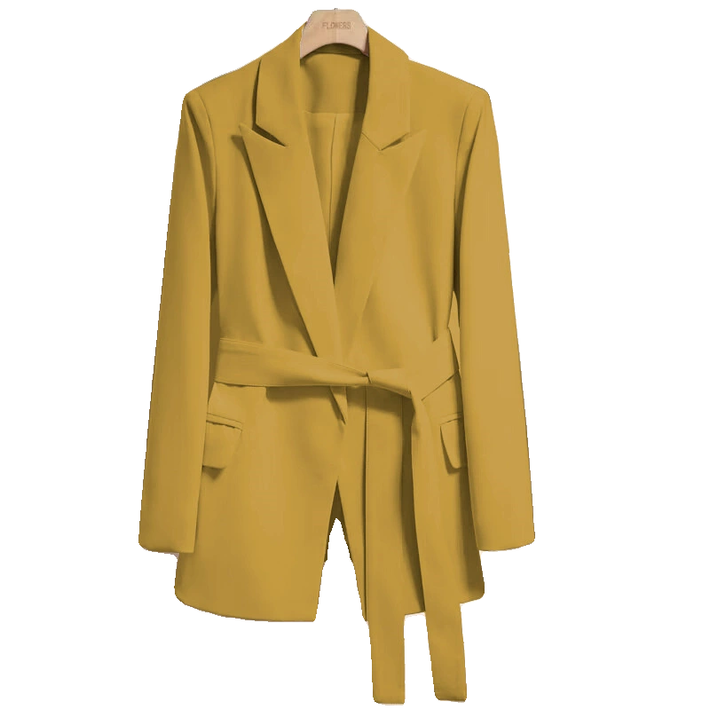 Qadınlar üçün 2025-ci il bandaj dəbli blazer gödəkçələr kostyum paltolar