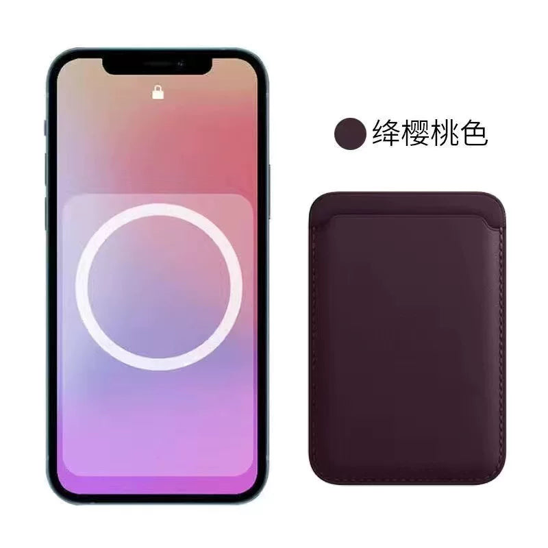 Apple iPhone 12/13/14 Pro Max seriyası ilə uyğun MagSafec maqnit dəri kart tutacağı, zərbəyə davamlı dizayn, animasiyalı açılan kart tutacağı.