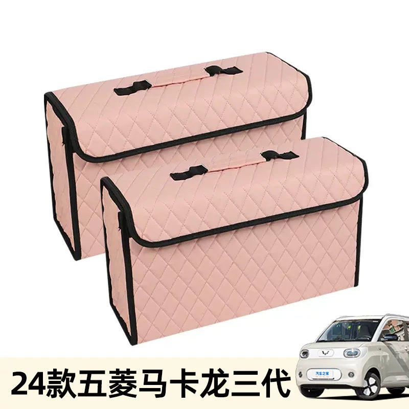 Wuling Hongguang Mini Macaron 3rd and 4th generation rear trunk storage box, interior decoration