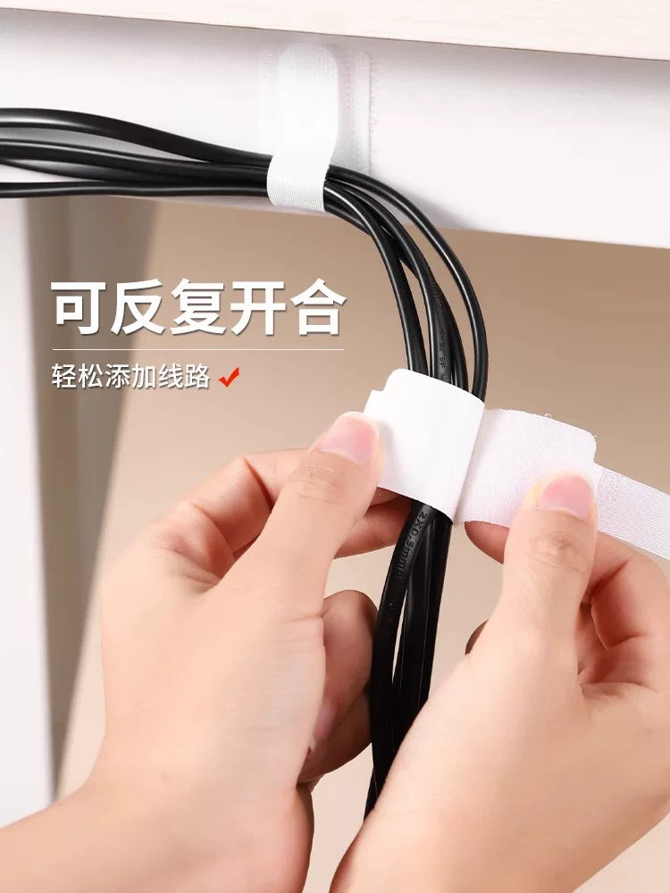 Məlumat kabeli saxlama artefaktı masa üstü kabel meneceri kompüter kabel kəməri Velcro bağlama məftili şəbəkə kabeli marşrut tutucusu