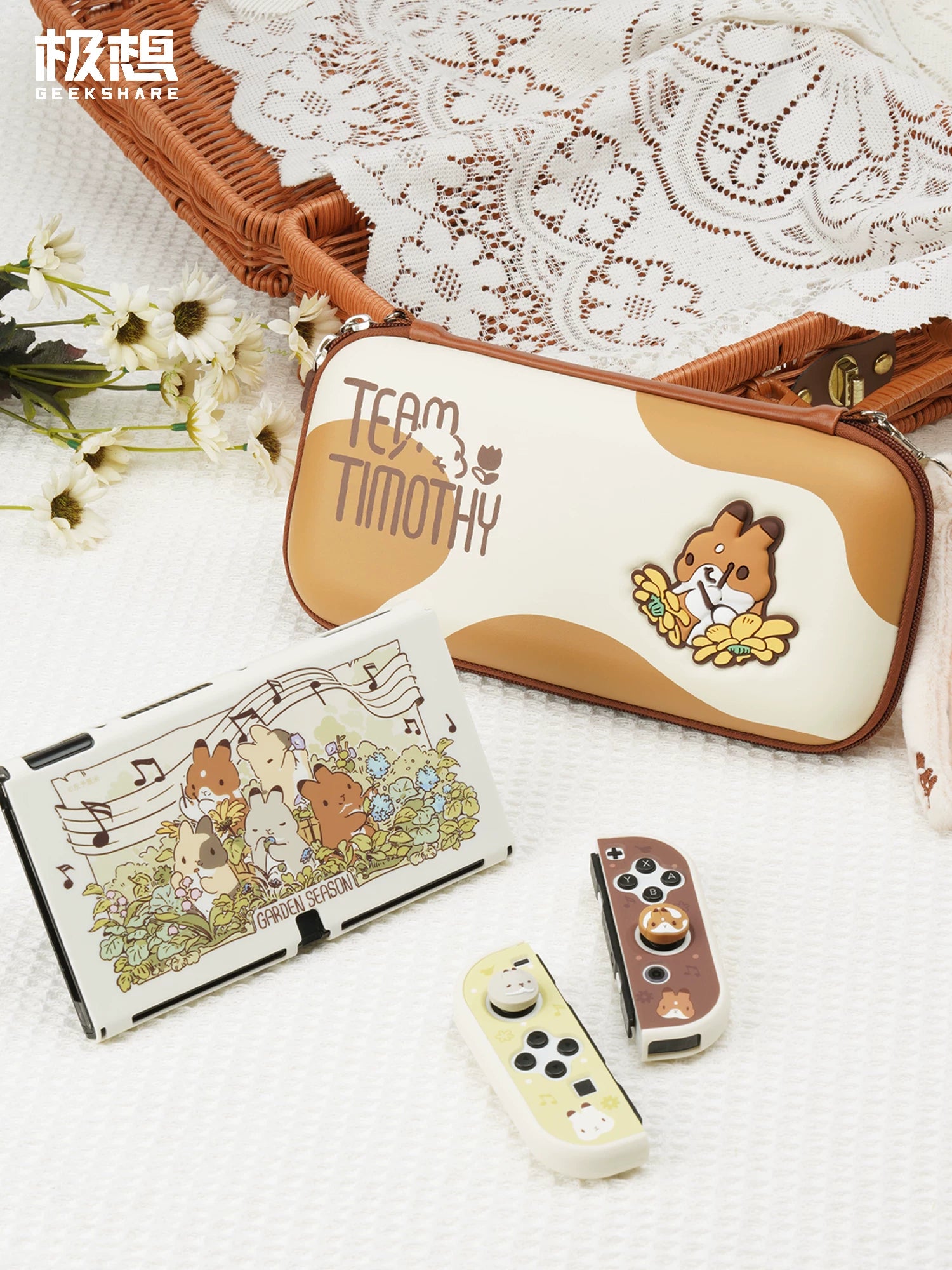 Mən çox istəyirəm Nintendo keçid qoruyucu qutusu OLED Timothy Squad NS qoruyucu qutu sərt qabıqlı oyun konsolu saxlama çantası