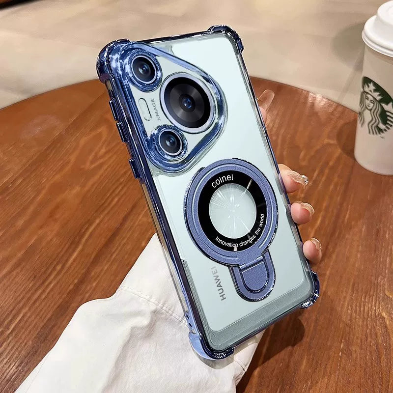 Dördbucaqlı hava yastıqları Huawei Pura90Promax mobil telefon qutusu, silikon mate80Pro obyektiv, hər şey daxil olmaqla, düşməyə qarşı mate70pro şəffaf p50 kişi sadə qadın p70pro + qabaqcıl m40 dəsti üçün uyğundur