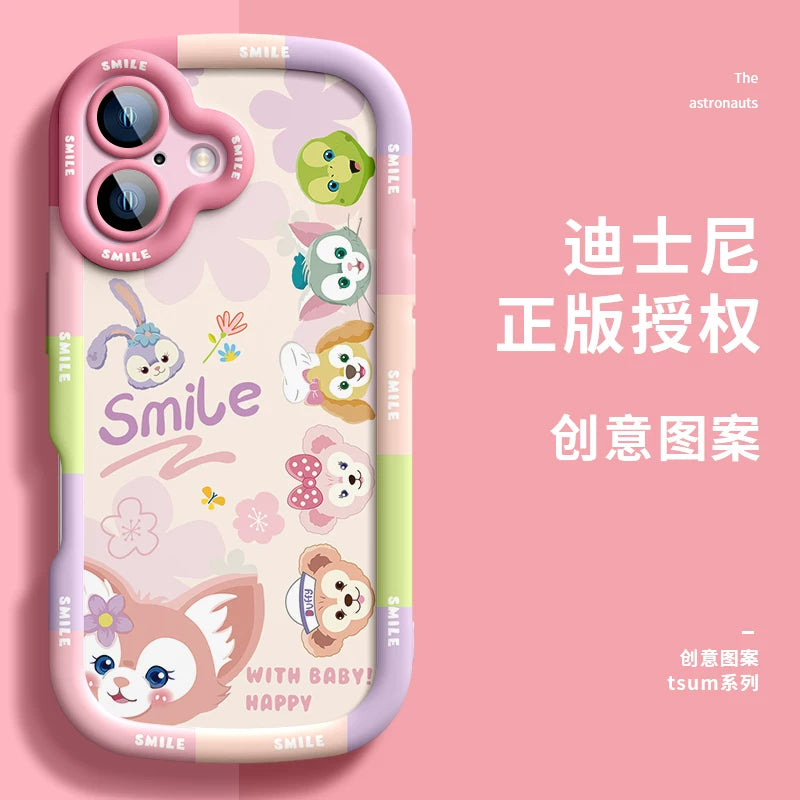Huaying Lina Belle Apple 17pro mobil telefonu üçün uyğundur iPhone16promax Disney yeni 15 puf silikon 13 super isti 14 internet ünlü plus star dew 12 cizgi filmi maks trend